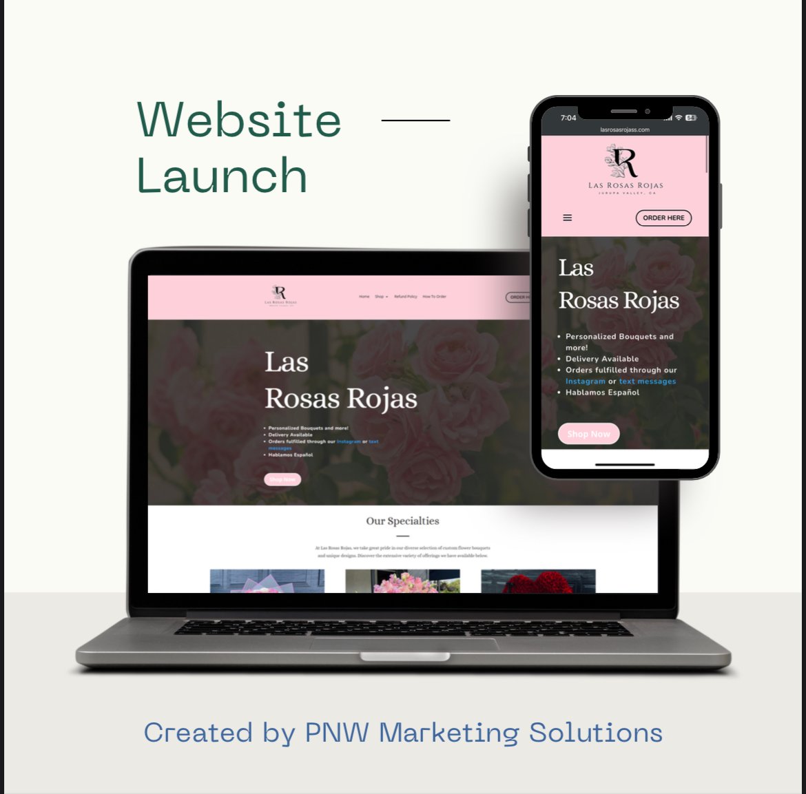 PNW Marketing Solutions Website Launch
